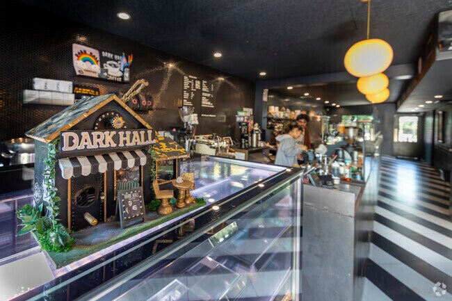Start the day off right with a treat and tasty coffee from Dark Hall Coffee, in the heart of Coronado.