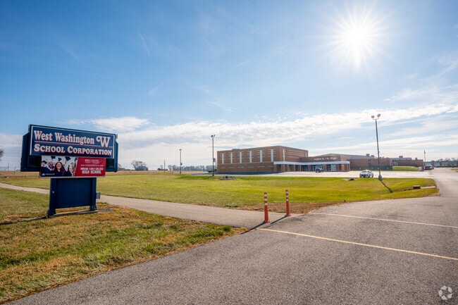 Students at West Washington Jr-Sr High School scored at or above the proficient level for readin