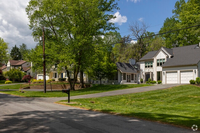 Cabin John offers a wide selection of home sizes and styles throughout the neighborhood.