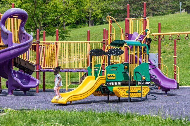 Ivanhoe Park's playground is perfect for family fun after school.