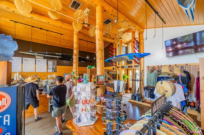 Waterman's Landing also sells essentials to enjoy a day on the lake in Carnelian Bay..