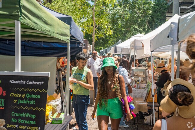 Coconut Grove offers a Saturdays Farmers market for residents to enjoy with fresh produce.