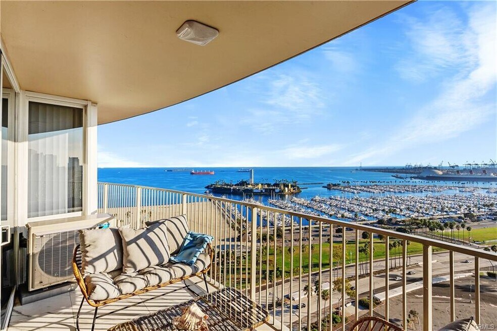 Ocean views from Living room balcony