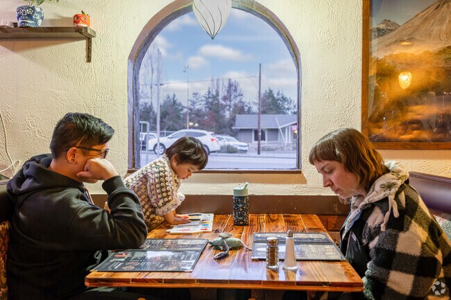 Take the family to Las Brazas Del Volcan in Lake Ballinger for a delicious meal and a good time.