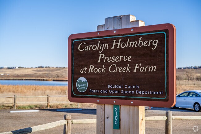 A short drive gives access to Carolyn Holmberg Open Space for The Outlook residents.