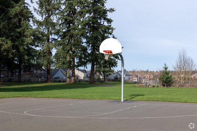 Vancouver Mini Skatepark offers a full basketball court.