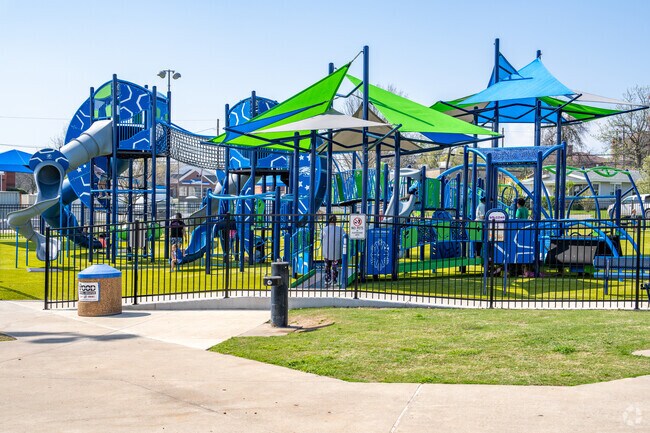 Harmon Park is the go-to playground in Decatur.