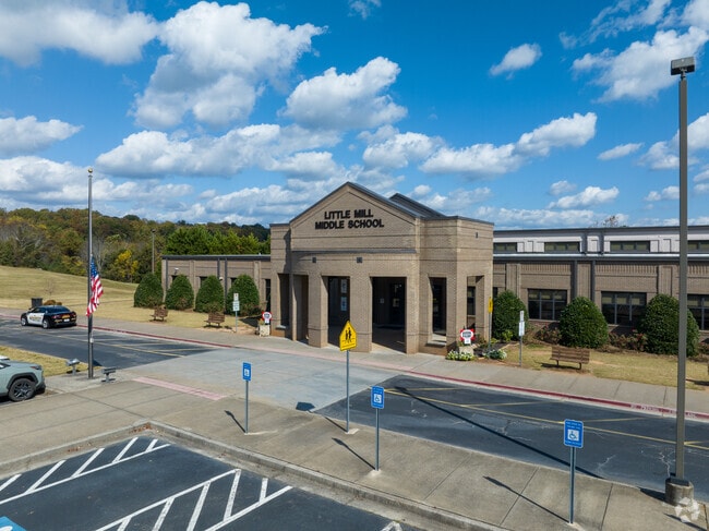 Little Mill Middle School has just under 100 students.