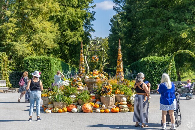 Get in the autumn spirit with the beautiful displays in Longwood Gardens in Kennett Square.