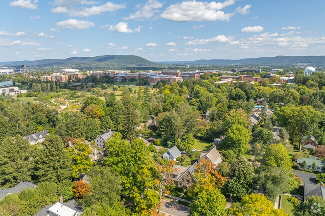 Students and faculty of State College have a short commute to the Penn State Main Campus.