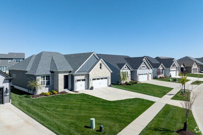 New Traditional homes are the most popular style of house in Dardenne Prairie.