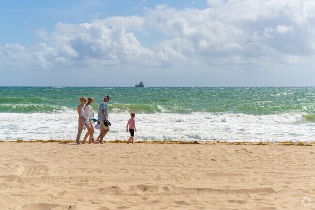 Embrace quality family time at Central Beach, a cherished destination near Las Olas Isles.