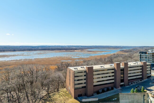 The Appletree Condominiums have an expansive view of the the wildlife refuge.