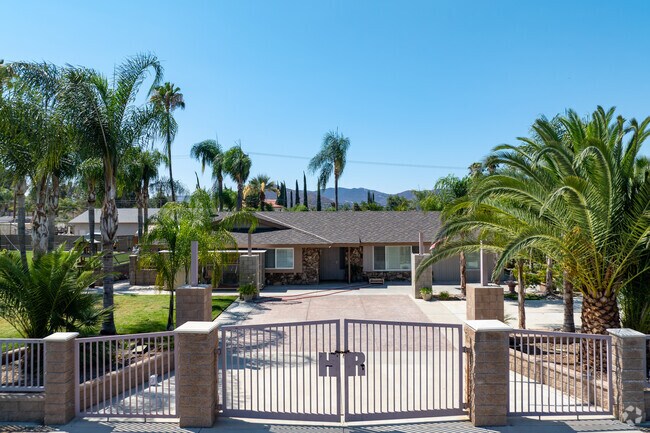 Single-story home with a gated entrance offers even more privacy.