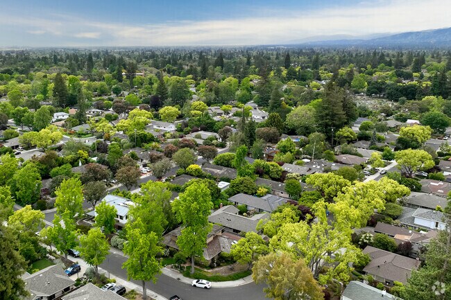 Duveneck-St. Francis is known by locals as Green Gables for its lush trees.