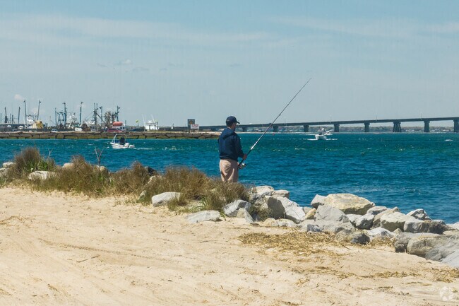 Residents enjoy using the many fishing spots scattered all throughout Southampton.