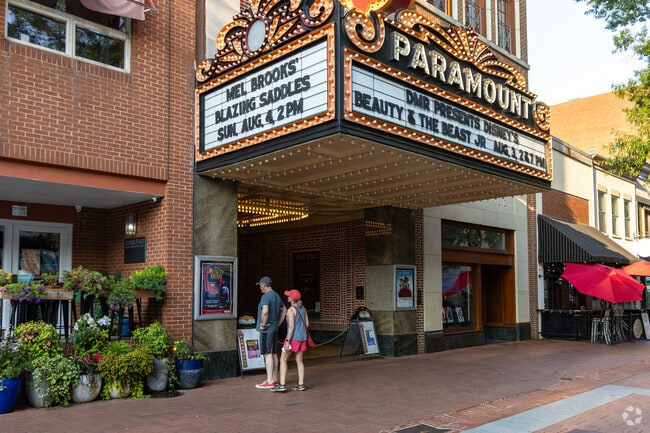 North Downtown offers a wide variety of attractions including the Paramount Theater.