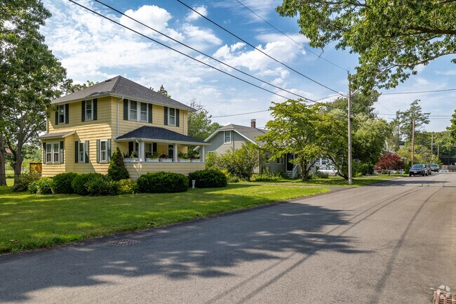 These homes built in 1920s rest just behind Legion Field in East Weymouth.