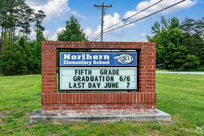 Northern Elementary School serves over 600 students.