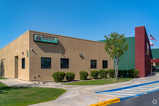 The sign at Sequoia Elementary keeps students and parents current with events.