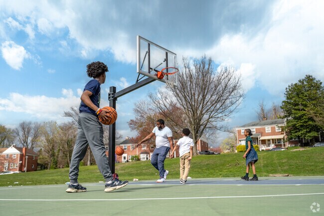 Play basketball with friends at Chinquapin Park in Lake Walker.