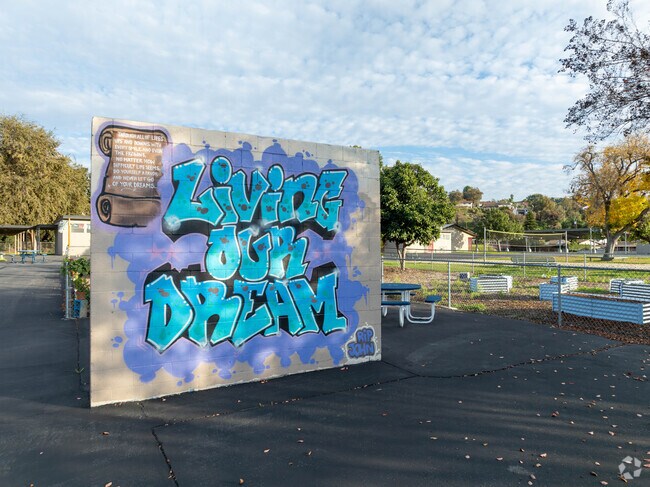 Coronado High School has great school art around campus.