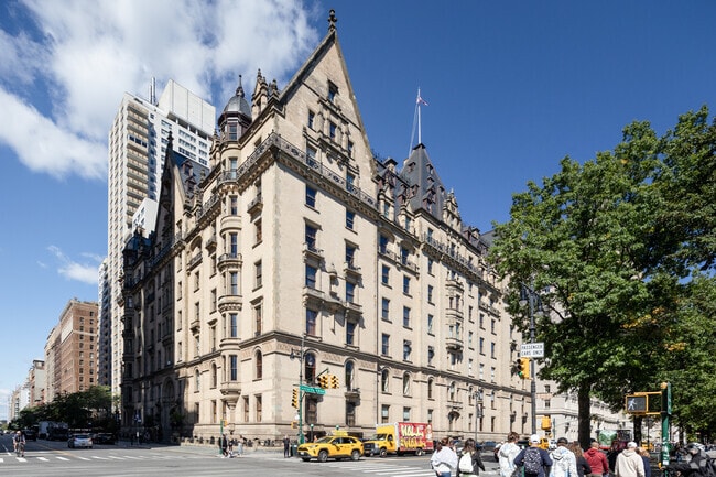 The Dakota is one of the many famous condos in the Upper West Side area.