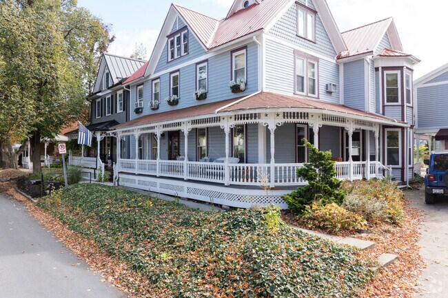 A beautiful Victorian home with a large wrap around porch to enjoy the summer nights in Harris.