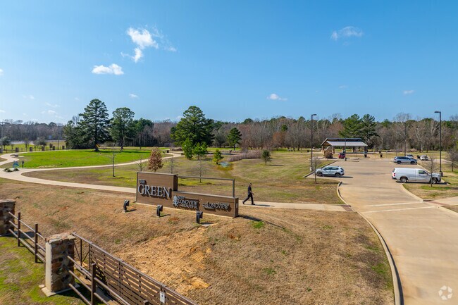 The Green in Longview offers scenic trails, open green space, and ample parking, providing a vibrant outdoor escape for recreation and relaxation.