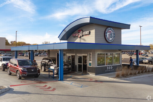 Quick and convenient coffee at 7 Brew Coffee, off of S East Street in North Perry.