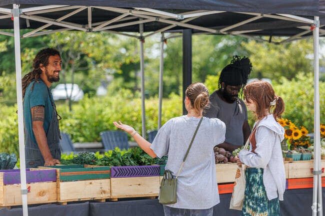 Discover unique handmade crafts and gifts at the Clarksville Farmers Market near Fulton.