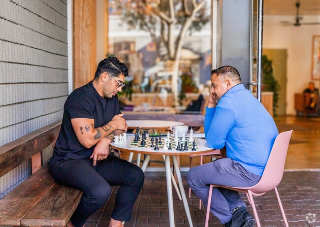 Play a game of chess in Downtown Turlock.