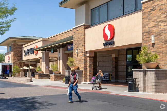 Residents of Anthem at Merrill Ranch pick up groceries at Safeway.