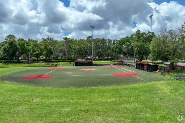 Orangewood Christian School has a full baseball diamond and athletic field.