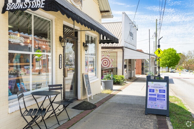 Powder Spring's Bookworm is a beloved neighborhood spot for book shopping and community events.