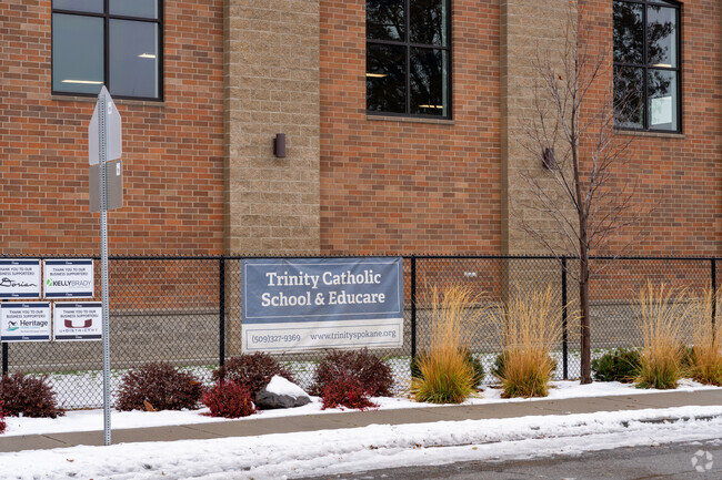 Trinity Catholic sits about 10 minutes from downtown Spokane.