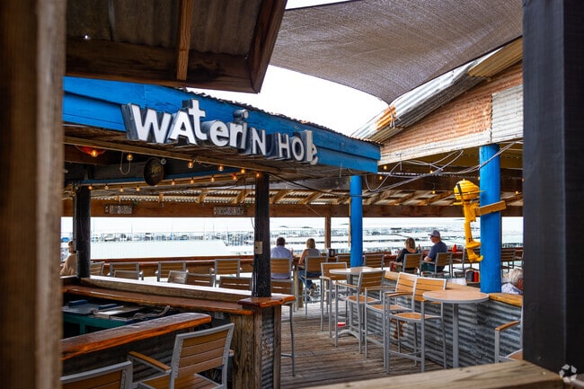 Baja Bar and Grill offers a lively atmosphere and great drinks.