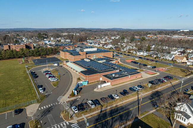 Linden Street School in Plainville has 337 students.
