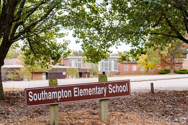 Southampton Elementary School is located in a quiet part of town.
