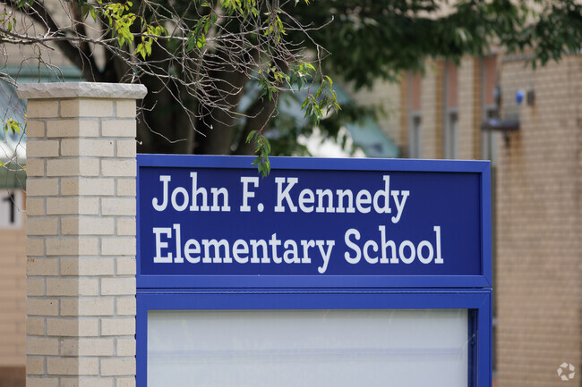 John F. Kennedy Elementary School  has 377 students.