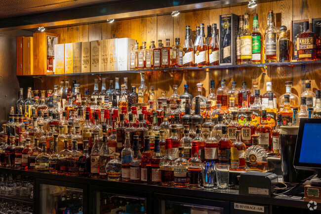 The Cove Bar & Restaurant is a staple of the Grantley community, offering hundreds of whiskeys.
