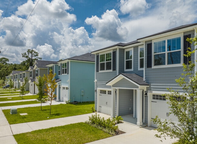 New townhomes have smaller yards, with less yard work.