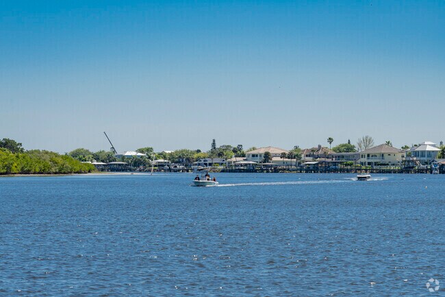 Relax and watch the boats cruise along the river in Isleboro.