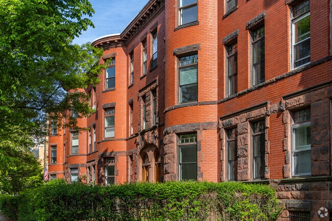 You can find many Historic Brick Rowhouses in Cleveland Circle.
