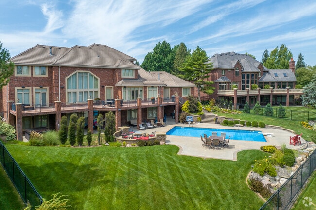 Homes in The Ridges often feature vast and beautifully manicured lawns.