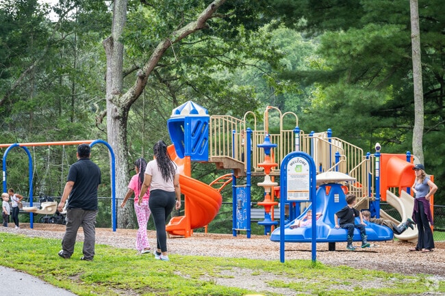 Mohegan Park’s playground in Preston is perfect for family fun and laughter.