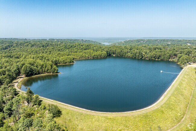 The reservoir at the heart of Reservoir serves as a water source for Little Rock.