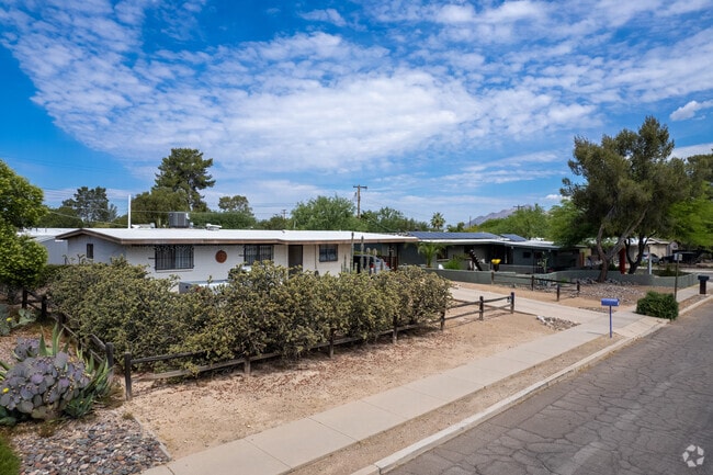 Ranch-style homes in Old Fort Lowell were built in the 1950's.