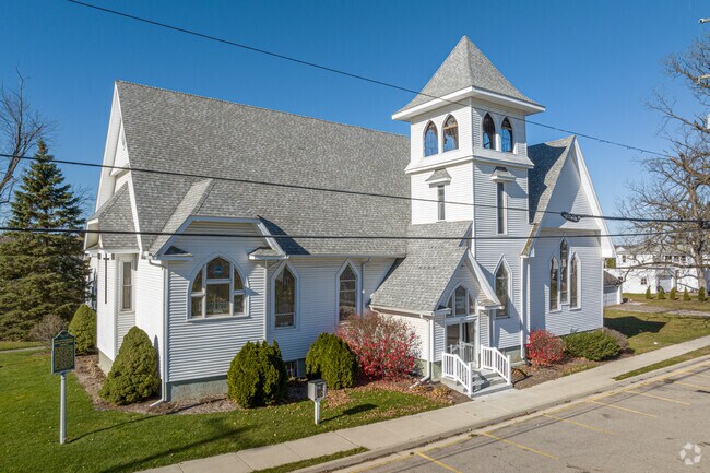 The Potterville United Methodist Church, built in 1877 in the Potterville/Benton neighborhood.