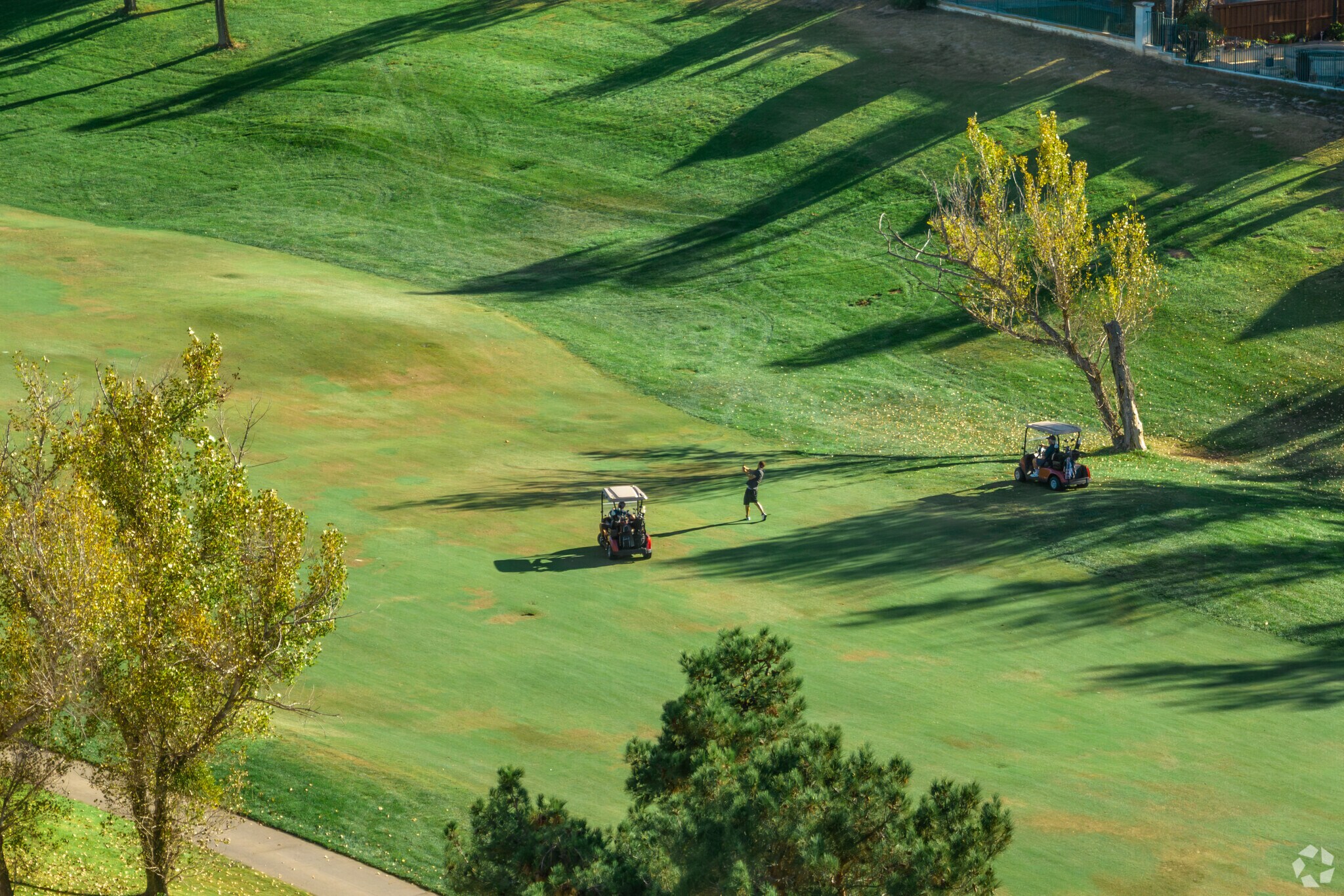 Residents of Wolf Creek can enjoy a game of golf at the  Redhawk Golf Club.